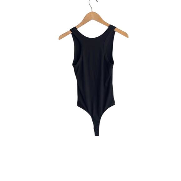 Agolde Ribbed Tank Bodysuit Black - Picture 3 of 16